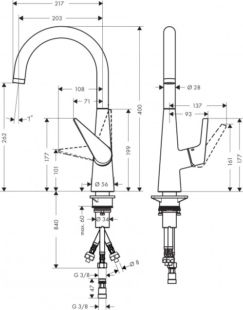 Hansgrohe Talis M51 72812000