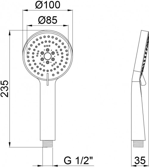 Q-tap Rucni QTRUCA100O5PCW