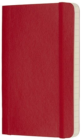 Moleskine Ruled Notebook Pocket Soft Red