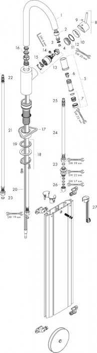 Hansgrohe Talis M52 73864000