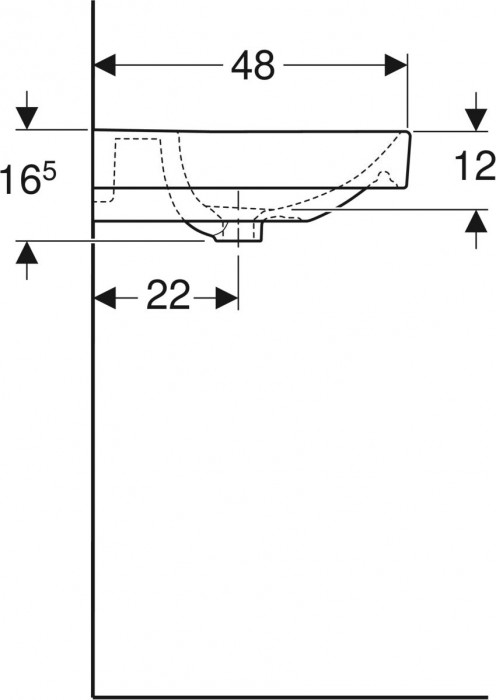 Geberit Smyle Square 60 500229011