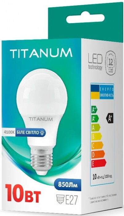 TITANUM A60 10W 4100K E27 TLA6010274