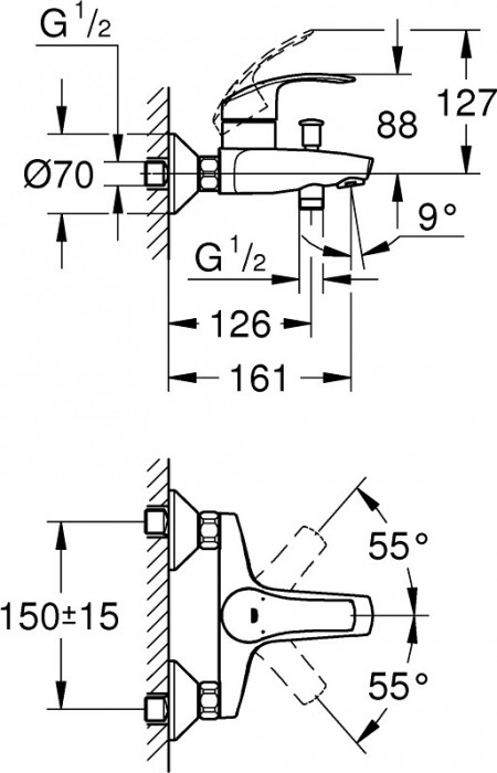 Grohe Eurosmart 123246M