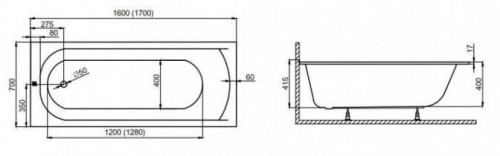 Polimat Classic Slim 170x70 00291