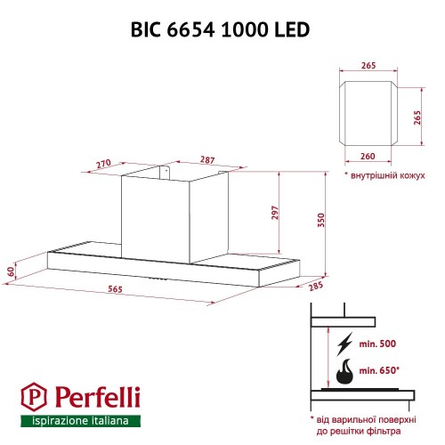 Perfelli BIC 6654 I 1000 LED