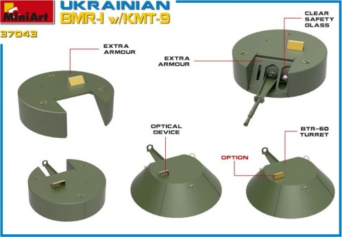 MiniArt Ukrainian BMR-I w/ KMT-9 (1:35)