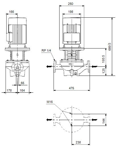 Grundfos TP 65-170/4