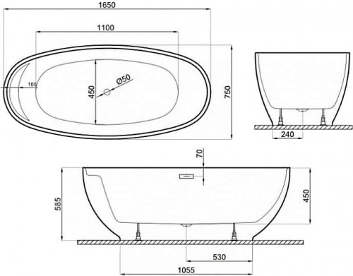 Polimat Kivi 165x75 00471