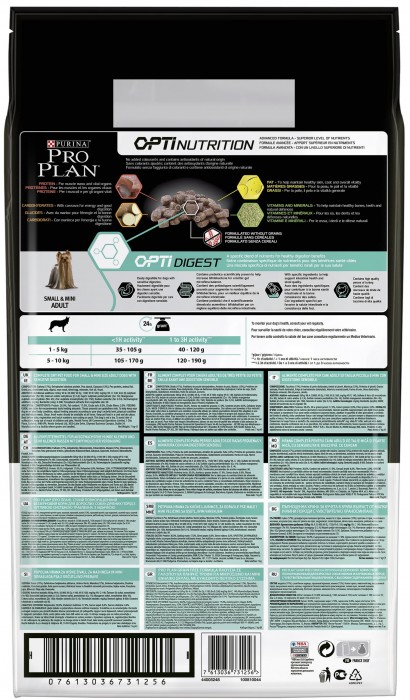 Pro Plan Small and Mini Adult Sensitive Digestion Turkey 7 k