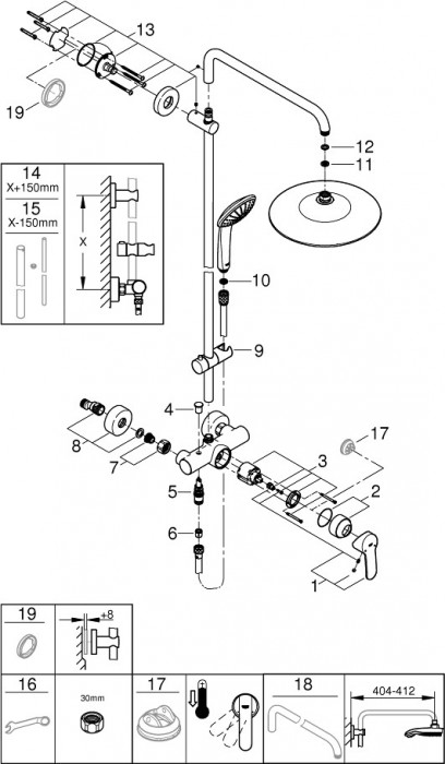 Grohe Vitalio Joy System 260 27684001