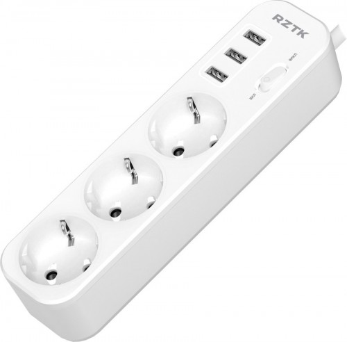 RZTK Power Strip 3+3 USB-A