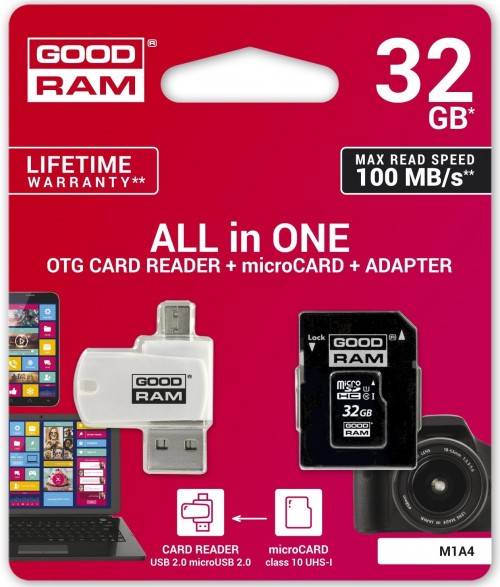 GOODRAM M1A4 All in One microSDHC 32Gb