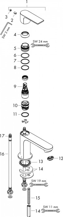 Hansgrohe Rebris E 72554000