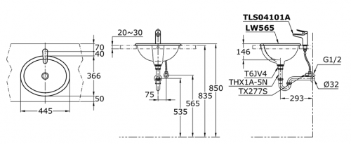 TOTO LW565