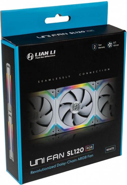 Lian Li Uni Fan SL120-1 Single White