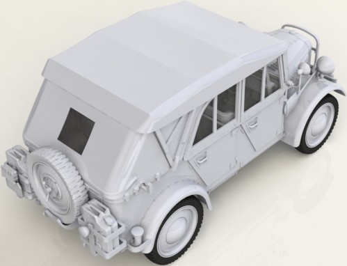 ICM Le.gl.Einheits-Pkw Kfz.1 Soft Top (1:35)