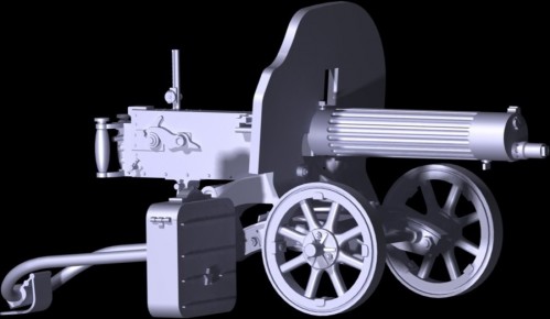 ICM Soviet Maxim Machine Gun (1910/30) (1:35)