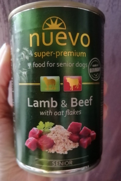 Nuevo Adult Dog Canned with Lamb/Beef 400 g