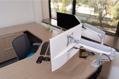 Kensington SmartFit One-Touch Height Adjustable Dual Monitor