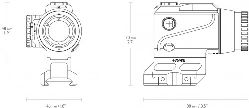 Hawke Prism Sight 1x15 Speed Dot