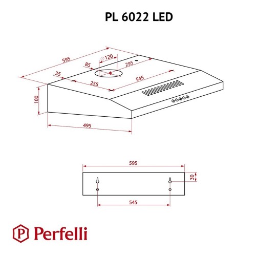 Perfelli PL 6022 BL LED