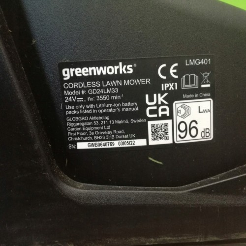 Greenworks GD24LM33