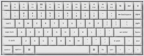 Keychron K2 Pro White Backlit Blue Switch