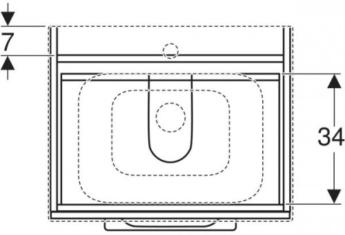 Geberit Selnova Square 60 501.204.00.1