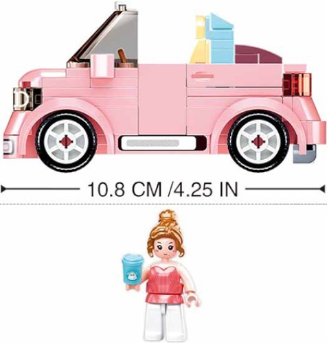 Sluban MiniQ Open-topped Car M38-B1086