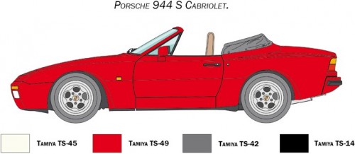 ITALERI Porsche 944S Cabrio (1:24)