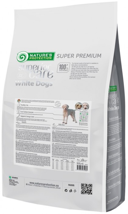 Natures Protection White Dogs All Life Stages Insect 4 kg