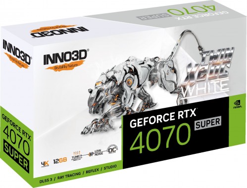 INNO3D GeForce RTX 4070 SUPER TWIN X2 OC WHITE