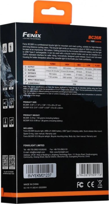 Fenix BC26R+BC05RV20