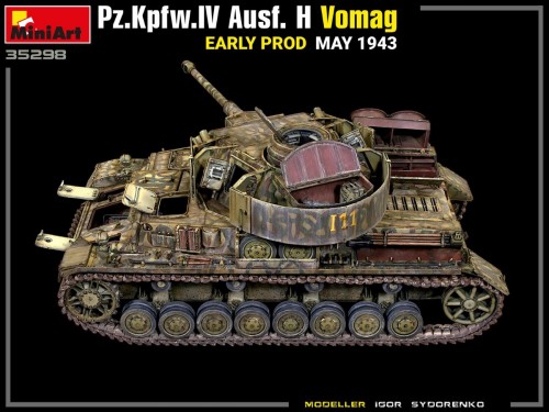 MiniArt Pz.Kpfw.IV Ausf. H Vomag Early Prod May 1943 Interio