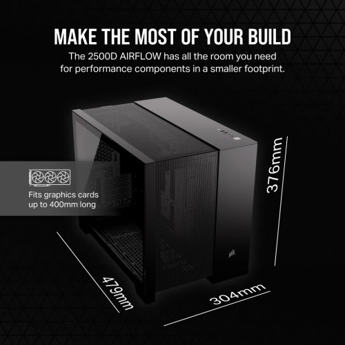 Corsair 2500D Airflow Black