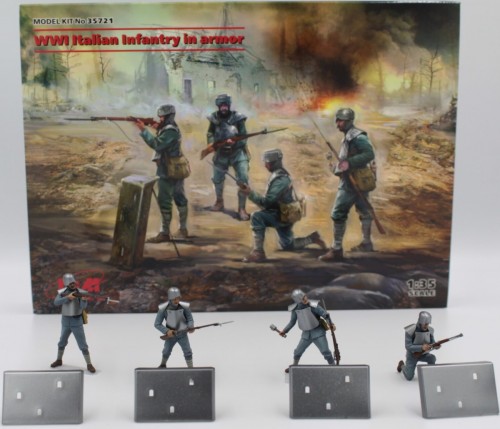 ICM WWI Italian Infantry in Armor (1:35)