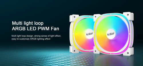 PCCooler EF120 ARGB White