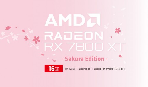 PowerColor Radeon RX 7800 XT Hellhound Sakura