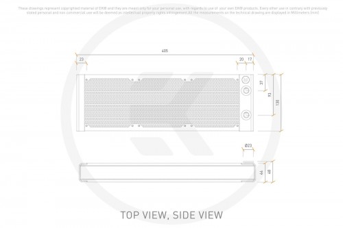 EKWB EK-Quantum Surface P360 - Black Edition