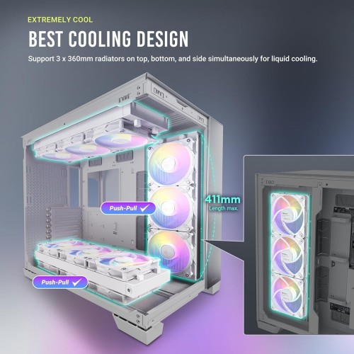 Antec C8 Aluminium White