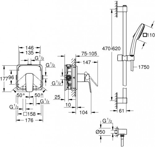 Grohe Cubeo 1053350000