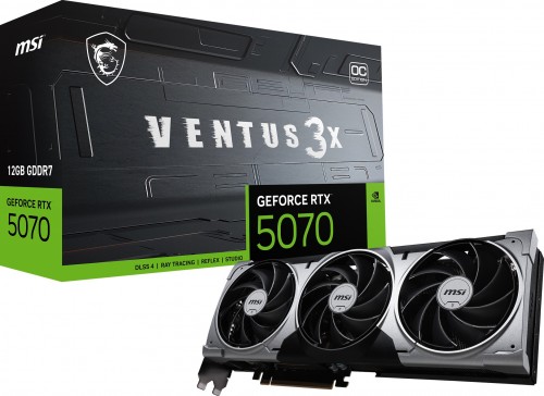 MSI GeForce RTX 5070 12G VENTUS 3X OC