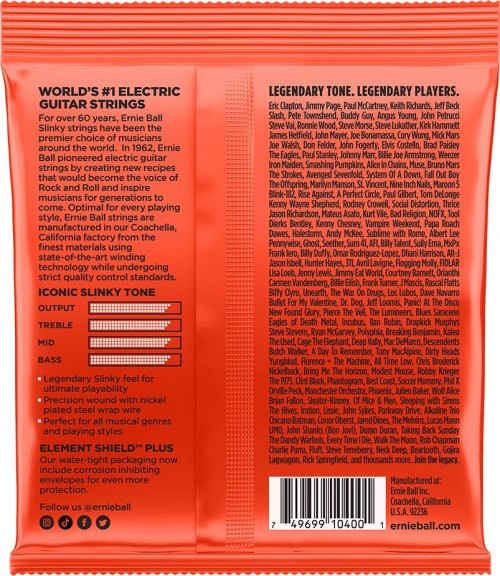 Ernie Ball Slinky Nickel Wound 7-String 10-62