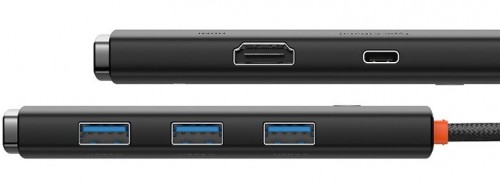 BASEUS Lite Series 5-Port USB-C to HDMI+USB3.0x3+PD