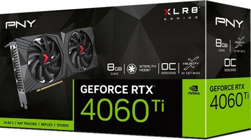 PNY GeForce RTX 4060 Ti 8GB VERTO Overclocked Dual