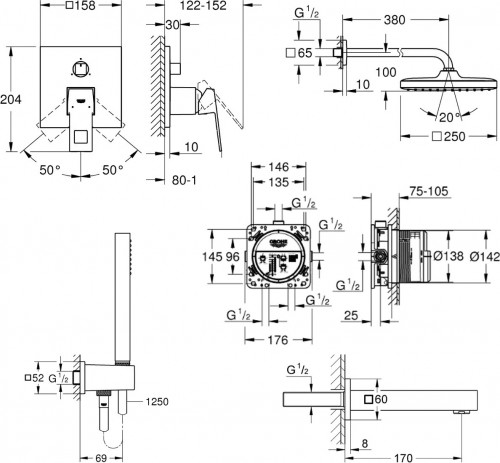 Grohe Eurocube UA26417SC2