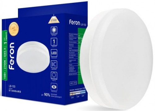 Feron LB-153 10W 2700K GX53