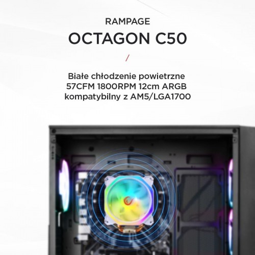 Rampage Octagon C50 White