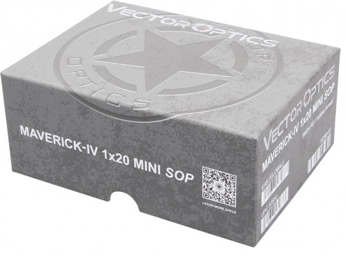 Vector Optics Maverick-IV 1x20 Mini Rubber Armored Reflex Si