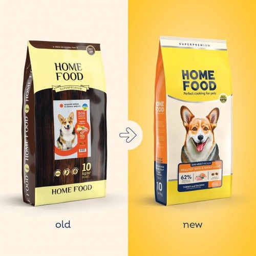 Home Food Adult Medium Turkey/Salmon 10 kg